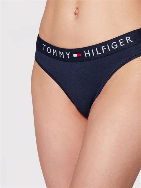 Tommy Hilfiger Figi Klasyczne Bikini UW0UW01566 Granatowy Modivo Pl