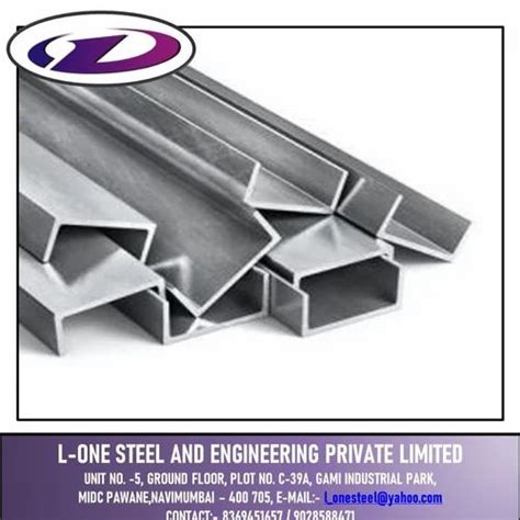 Hot Dip Galvanized Channel at 85 kg हट डप गलवनइजड चनल in Thane ID 2855300337633