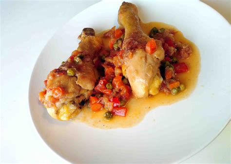 Receta de pollo a la jardinera fácil y saludable Pato confinado