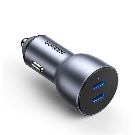 Ripley Ugreen Cargador De Autom Vil Usb C Usb C Pd W