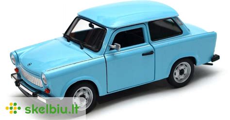 Trabant 601 Mėlyna Modeliukas Car 1 34 Welly Skelbiu lt