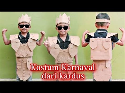 Kostum Karnaval Unik Sederhana Untuk Anak Laki Laki Dari Barang Bekas