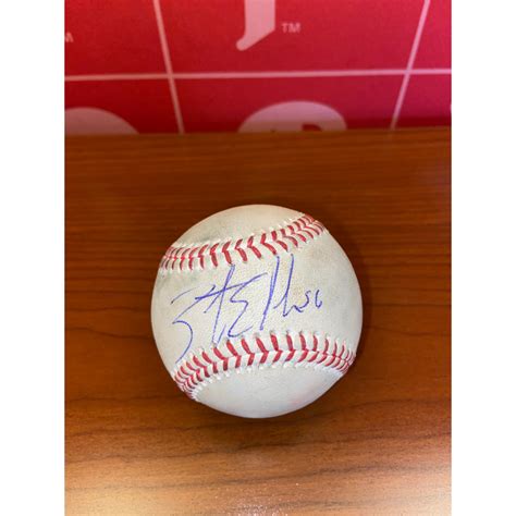 Zach Eflin Autographed Game Used Baseball Philadelphia Phillies Auctions