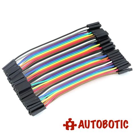 Female To Female Arduino Breadboard Dupont Jumper Wires 40p 10cm