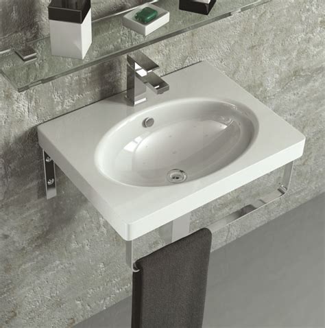 Купить раковину Sanita Luxe Next 60 см NXT60SLWB01BR на кронштейнах в ...