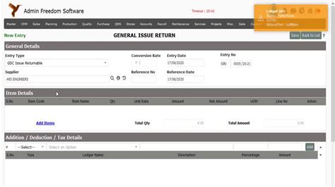 How To Create A Returnable Delivery Challan In Ienterprises Youtube