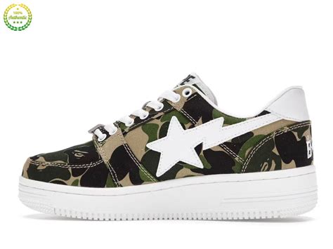 TOP FINDING A Bathing Ape Bape Sta Low ABC Camo 20th Anniversary Green