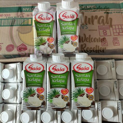 Sasa Coconut Milk Liquid Sasa Ml Shopee Malaysia