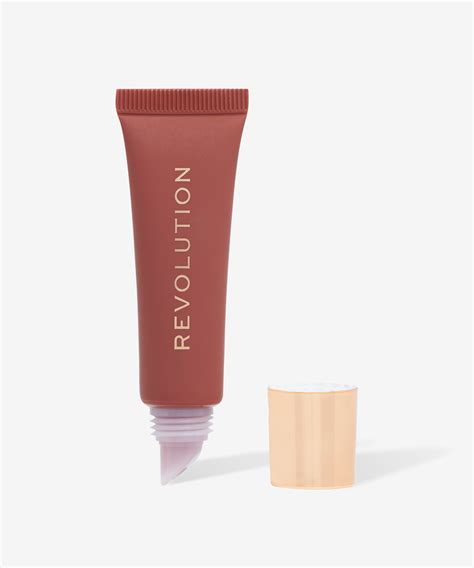 Makeup Revolution Juicy Peptide Lip Balm Nude Latte At BEAUTY BAY