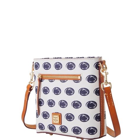 Dooney Bourke Ncaa Penn State Small Zip Crossbody In Dooney