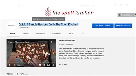 Quick & Simple Recipes (with The Spelt Kitchen)