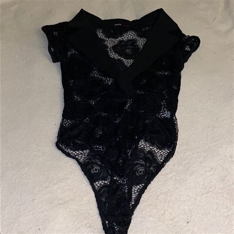 Love Culture Tops Sale Flower Lace Bodysuit Poshmark