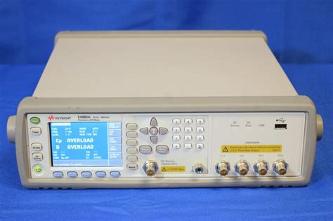 Keysight E4980A 050 710 Precision LCR Meter 20 Hz To 500 KHz Switch