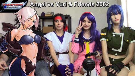 Cosplay Retas - Athena, Yuri y Leona VS Angel | KOF 2002 UM - YouTube