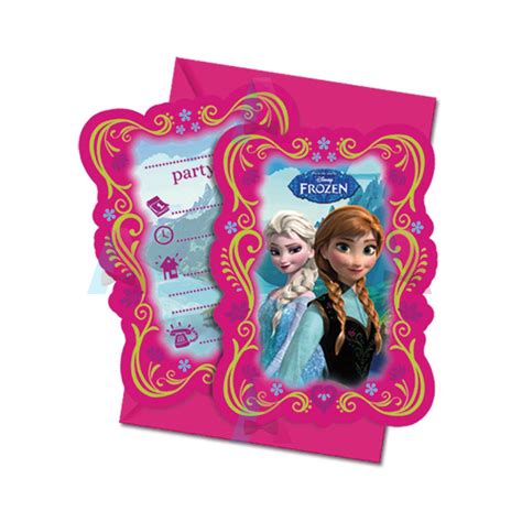 Invitatii Petrecere Frozen Aniversaria Ro