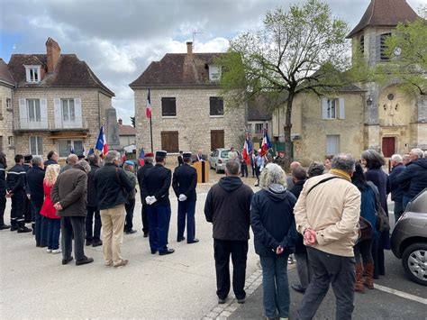 Cérémonie du 31 mars à Rouffignac Saint Cernin de Reilhac CDM 24