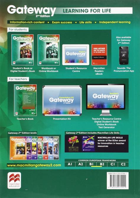 GATEWAY B1+ WORKBOOK 2ND 9780230470941 MACMILLAN 2016 (NUEVO) | D ...
