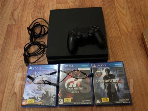 Sony PlayStation 4 Slim. 500gb, б/у, в наличии. Цена: 19 000₽ во ...