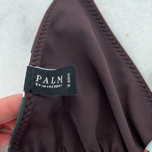 Palm Swim Nwt Palm Floral Print Bikini Top And Bottom Size Poshmark