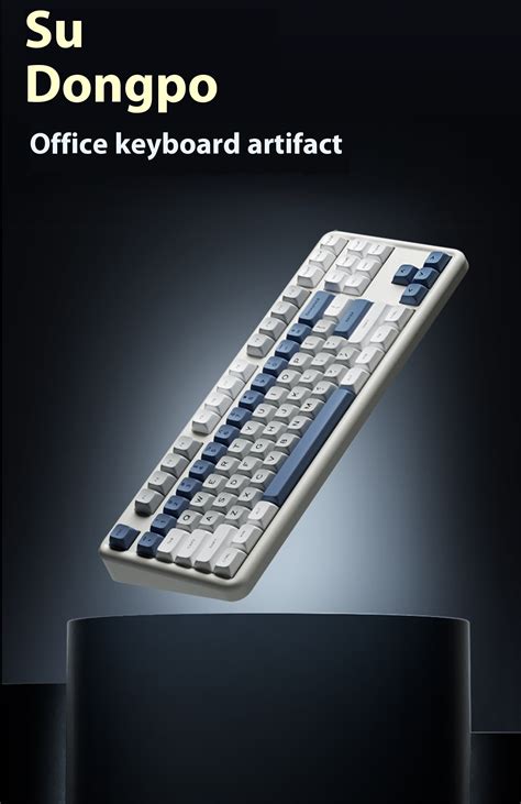 Jianhuijia Su Dongpo Wireless Mechanical Keyboard 75 Hot Swappable RGB GASKET Custom Gaming