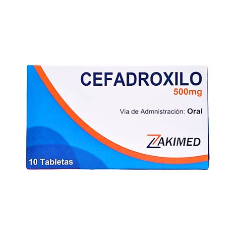 Cefadroxilo Mg X Tabletas Zakimed Farmatina La Farmacia