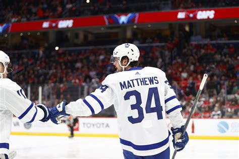 Auston Matthews has been named the NHL’s second star of the week