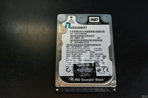 Жесткий жёсткий диск в ноутбук HDD hdd 2,5 " SATA 320 Gb Гб WD BЕVT ...