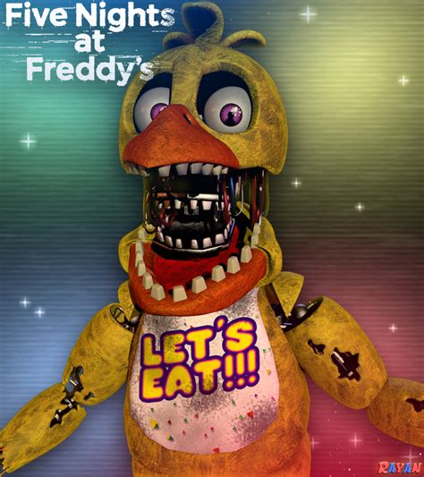 Withered Chica Poster Fnaf C4d By Therayan2802 On Deviantart