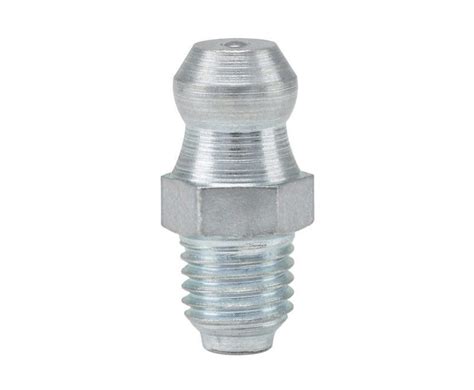 Пресс-масленка M6x0,75 прямая коническая Н1 оцинкованная арт. 15006 Pressol