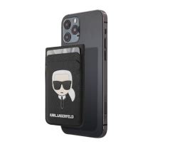ᐉ Купить Чехол-бумажник Karl Lagerfeld с Magsafe Лого и Карл кожаный ...