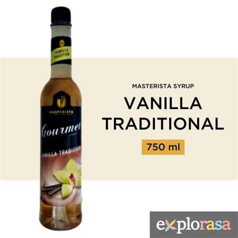 Jual Sirup Syrup Sirop Minuman Masterista Vanilla Traditional Syrup