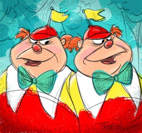 Tweedle Dee And Tweedle Dum Alice In Wonderland 1951 Disney