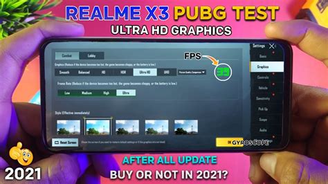 Realme X3 Pubg Test Ultra Hd Graphics With Fps Meter Full Review 2021