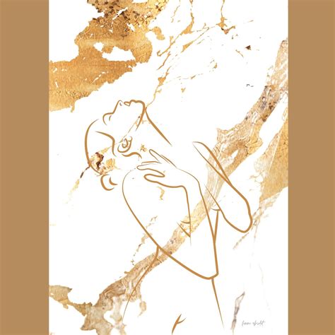 Naked Woman In Splash Of Brown Paint Digital Art Print Etsy