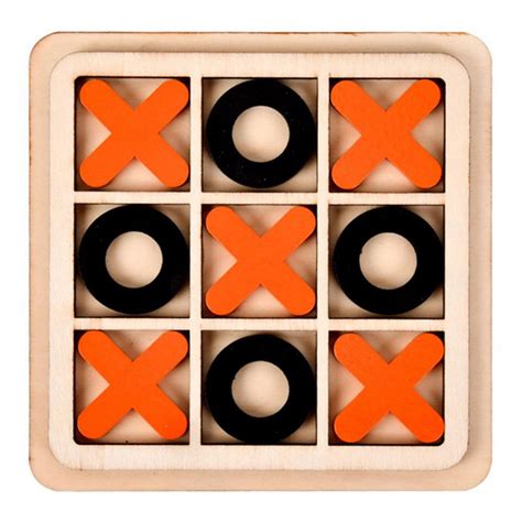 Tic Tac Toe Spiel Aus Holz Verschiedene Farben Netsilla