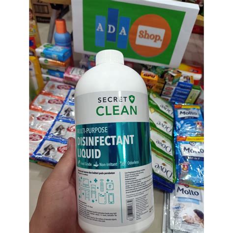 Jual Secret Clean Disinfectant Food Grade 1 Liter Shopee Indonesia