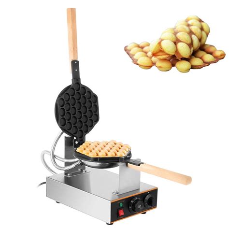 Vbenlem V Bubble Waffle Maker W Electric Nonstick Hong Kong Egg