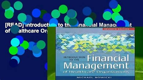 Read Introduction To The Financial Management Of Healthcare