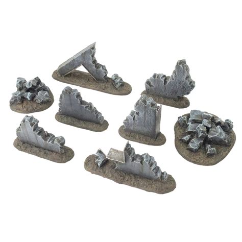 Buy War World Gaming War Torn City Rubble Kit Mm Sci Fi Wargaming