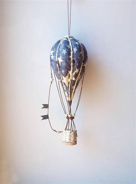 Hot Air Balloon Model Hot Air Balloon Decoration Textile Etsy Balloon Modelling Hot Air