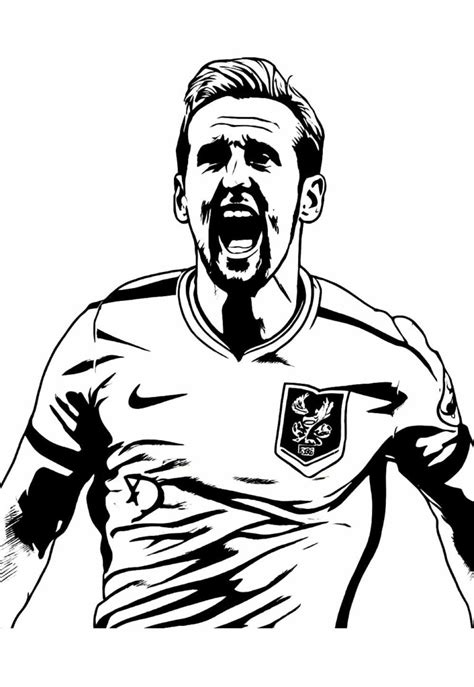 Desenhos De Harry Kane Para Colorir Bora Colorir