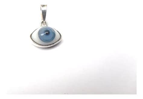 Dije Plata Ley Ojo Turco Color Azul Regalo Taxco Detall Mercadolibre