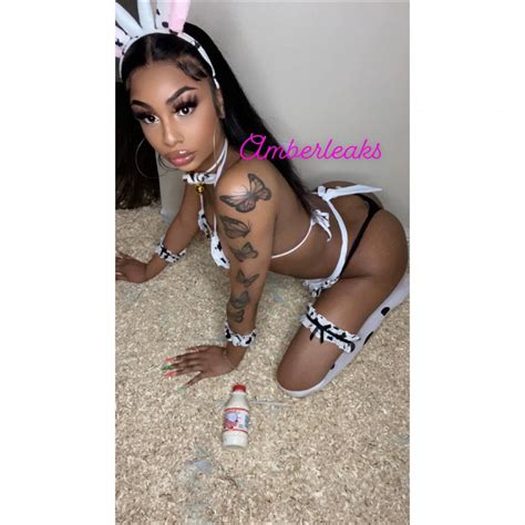 OnlyFans Trans T H I C C Ebony Amber Leaks Amberleaksss Nude Photo 15