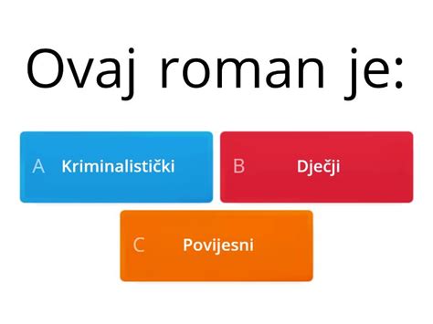 Tajna Ogrlice Sa Sedam Rubina Kviz Quiz