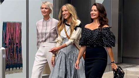 Sarah Jessica Parker Cynthia Nixon Kristin Davis Say Thank You For Years Of Sex And The