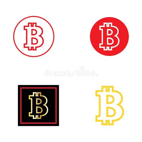 Bitcoin Crypto B Letter Logo Symbol Template Design Illustration Vector ...