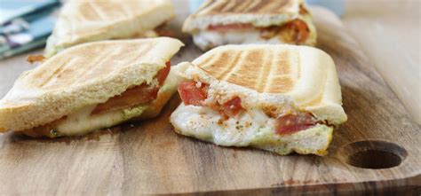 Panini Tomate Mozzarella Croquons La Vie