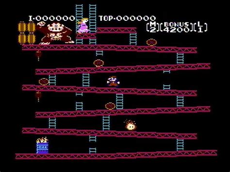 Screenshot Of Donkey Kong Classics NES 1988 MobyGames