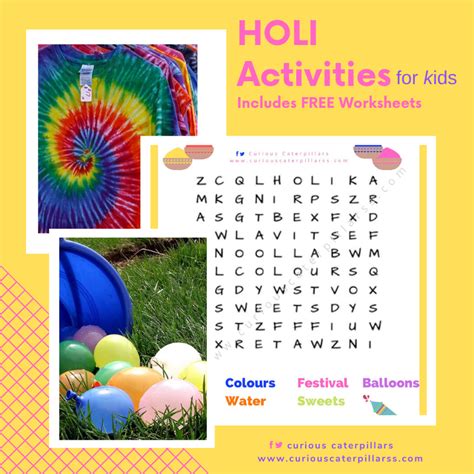 Holi Activities for Kids - KidPillar