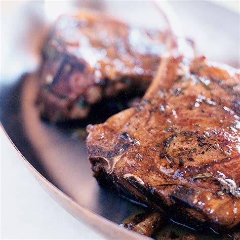 Pan-Fried Veal Chops with Lemon and Rosemary Recipe - Maggie Beer